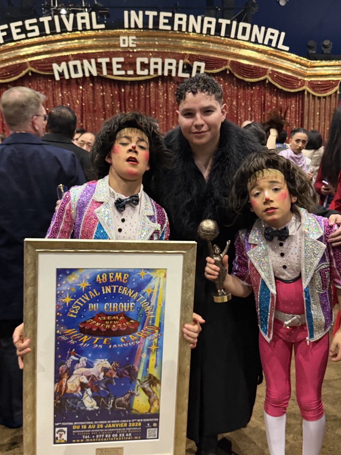 ROMEL el Ídolo durante la gala del Festival de Monte-Carlo 2026